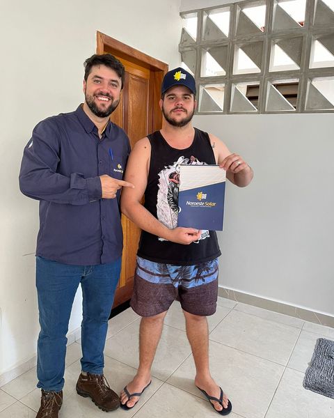 Cliente satisfeito da Noroeste Solar
