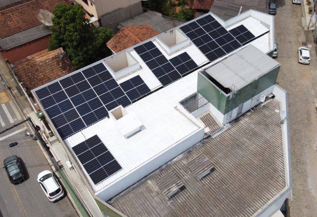 Usina solar em solo